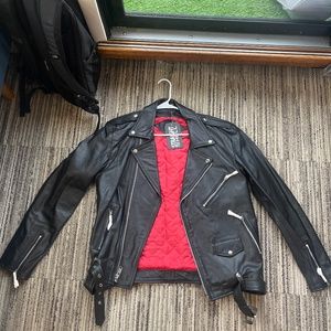 Straight to Hell leather jacket